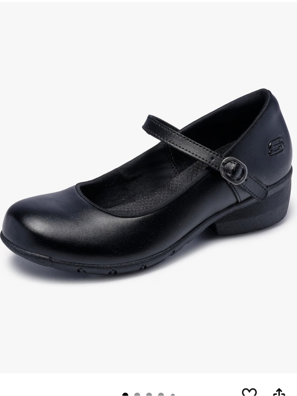 Skechers Work Elsit SR Black Mary Jane with Strap size 8